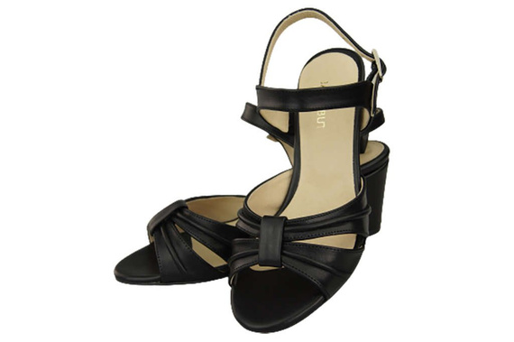 Dámská obuv Sandály Černá přírodní kůže 168 ElitaBut