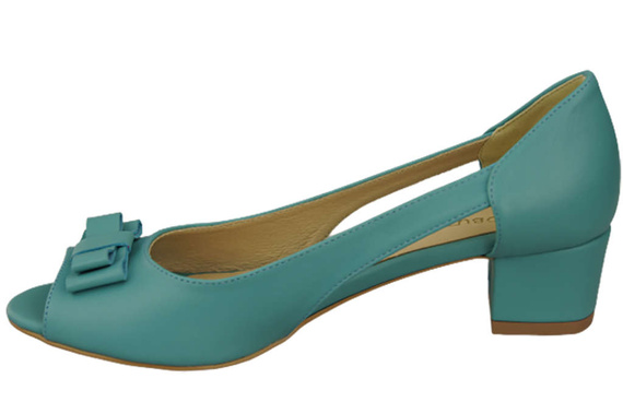 Dámská obuv Tyrkysové sandály Přírodní kůže 145 ElitaBut