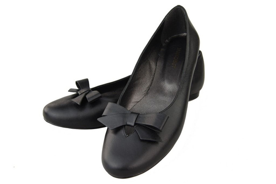 Dámské baletní boty Black Natural Leather 998 ElitaBut