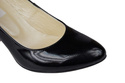 Dámská obuv Dámské kožené lodičky Black Lacquered 764 ElitaBut