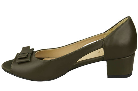 Dámská obuv Olive Leather Sandals 145 ElitaBut