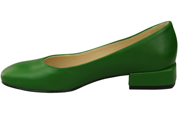 Pohodlná dámská obuv Zelené byty Přírodní kůže 204 ElitaBut
