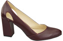 Dámská obuv Maroon Natural Leather pumps 184 ElitaBut