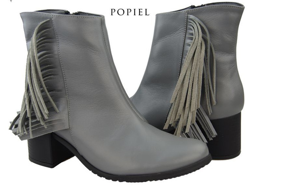 Obuv Dámské boty z přírodní kůže 935