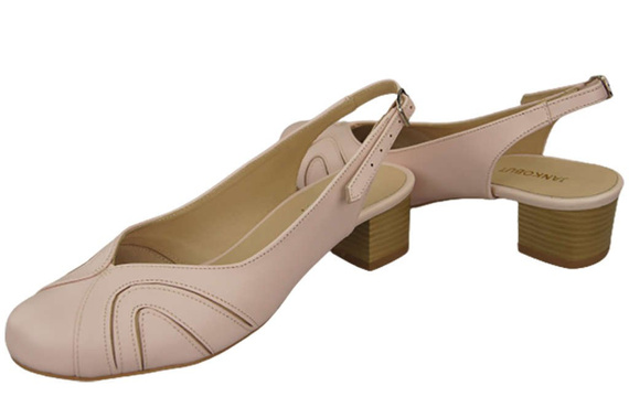 Dámská obuv Sandály z přírodní kůže Powder pink 842 ElitaBut