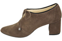 Dámská obuv Brown Velour přírodní kůže 183 ElitaBut