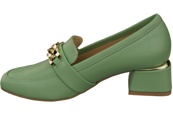 Dámská obuv Mint with Embellished Chain Moccasin pumps Přírodní kůže 193 ElitaBut