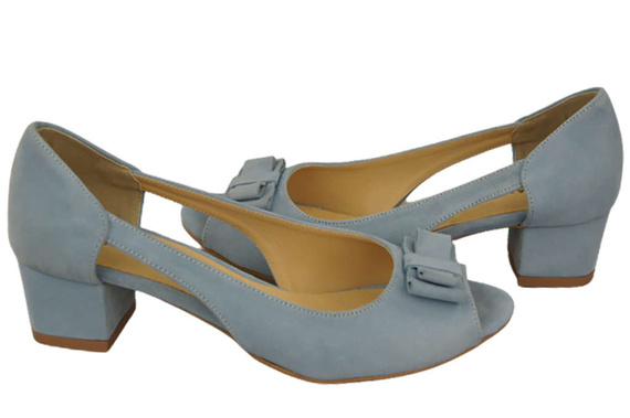 Dámská obuv Sandály Modrá přírodní kůže Semiš 145 Z ElitaBut