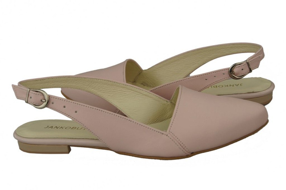 Dámská obuv Sandály Powder Pink Natural Leather 996 ElitaBut