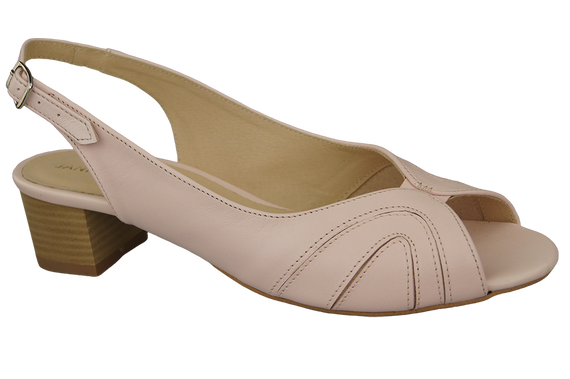 Dámská obuv Sandály z přírodní kůže Powder pink 991 ElitaBut