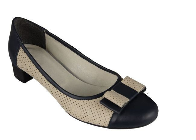 Dámská obuv Dámské lodičky z přírodní kůže Grant Beige 732 ElitaBut