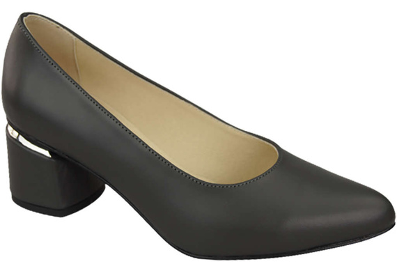 Dámská obuv Graphite pumps Natural leather 143 ElitaBut