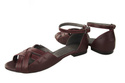 Obuv Dámské sandály Maroon Natural Leather 128 ElitaBut
