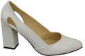 Dámská obuv White Natural Leather pumps 184 ElitaBut