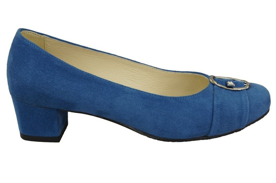Dámská obuv Blue Suede Natural Leather pumps 135 ElitaBut