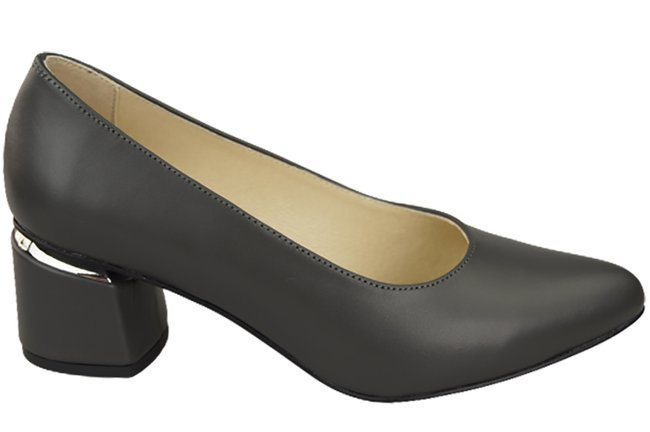 Dámská obuv Graphite pumps Natural leather 143 ElitaBut