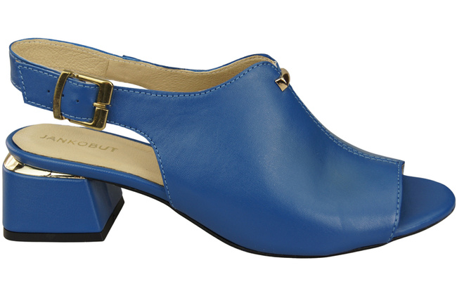 Dámská obuv Sandály Blue gold buckle Natural leather 198 ElitaBut