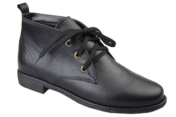 Dámská obuv Zateplené boty z přírodní kůže Černá 979 Z Elitabut