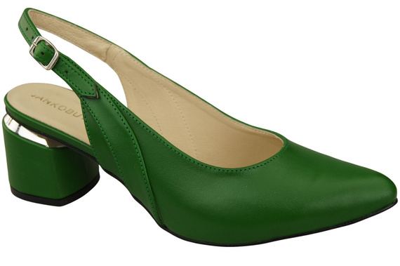 Dámská obuv Sandály Zelená přírodní kůže 196 ElitaBut