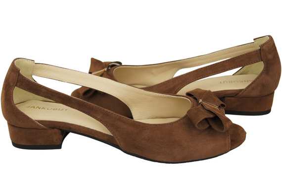 Obuv Dámské sandály Hnědá přírodní semišová kůže 994 Z Kombinace stylu a pohodlí ElitaBut