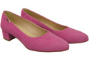 Pohodlné dámské boty Fuchsia Natural Suede Leather 220 od ElitaBut