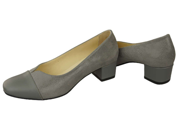 Dámská obuv Dámské lodičky Přírodní kůže 164 Ash ElitaBut