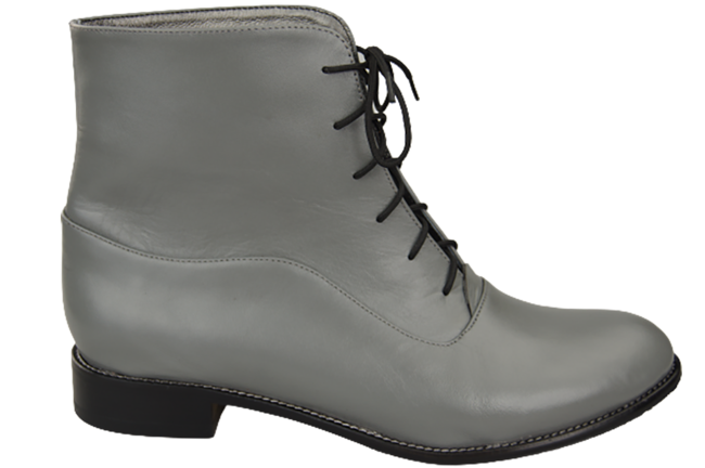 Dámské kozačky Ash leather Jaro/Podzim přírodní kůže 155 L ElitaBut