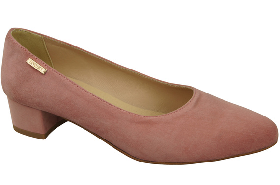 Pohodlné dámské boty Candy Pink in Natural Suede Leather 220 od ElitaBut