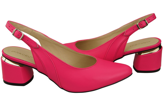 Dámská obuv Sandály Neon Pink Natural Leather 196 ElitaBut
