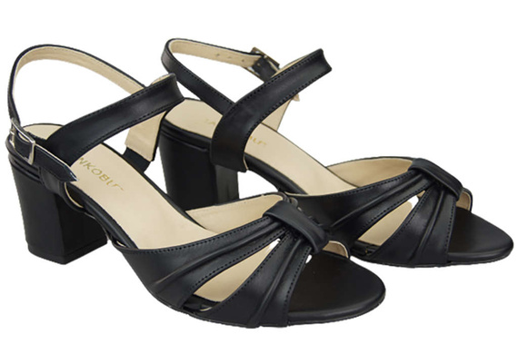 Dámská obuv Sandály Černá přírodní kůže 168 ElitaBut