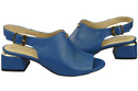 Dámská obuv Sandály Blue gold buckle Natural leather 198 ElitaBut