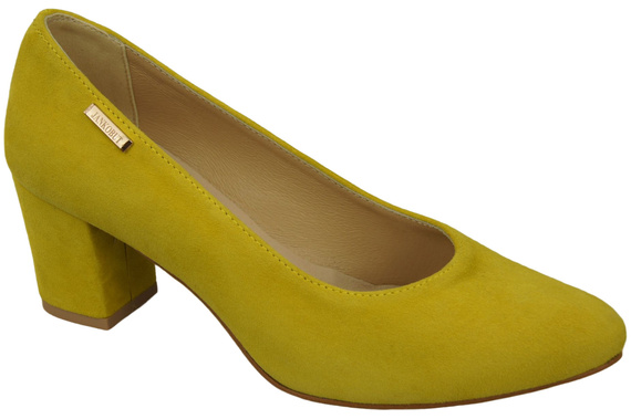 Dámská obuv Lemon Kožené semišové lodičky 106 ElitaBut