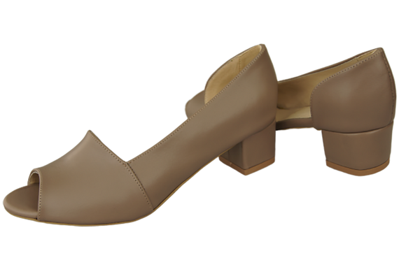 Dámská obuv Sandály Cappuccino Přírodní kůže 147 ElitaBut