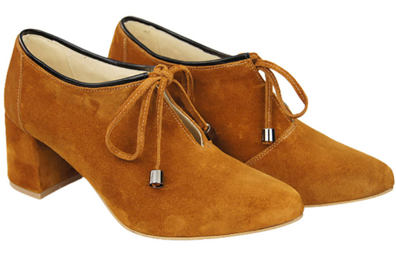 Dámská obuv Červená obuv Přírodní kůže velur 183 ElitaBut