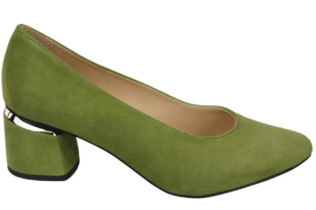 Dámská obuv Pistachio Natural Suede Leather 143 Z ElitaBut