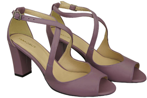 Dámská obuv Sandály Lila Přírodní kůže 186 ElitaBut