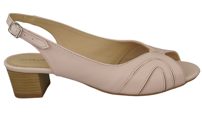 Dámská obuv Sandály z přírodní kůže Powder pink 991 ElitaBut