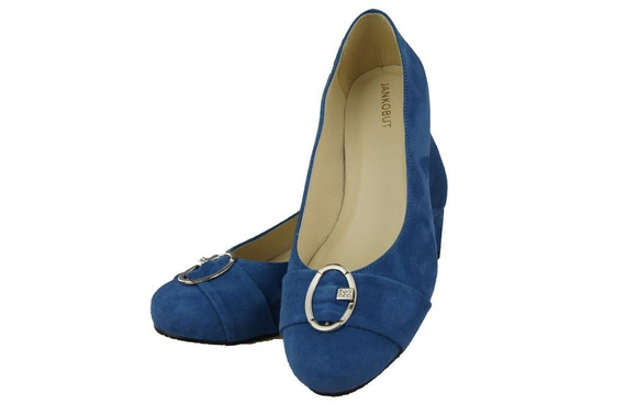 Dámská obuv Blue Suede Natural Leather pumps 135 ElitaBut