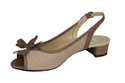 Dámská obuv Sandály z přírodní kůže Cappuccino Beige 778 ElitaBut