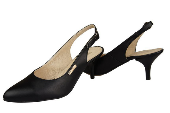 Dámská obuv Přírodní kůže Sandály Black 910 ElitaBut