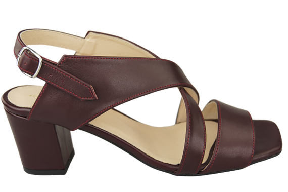 Dámská obuv Sandály Maroon Natural Leather 149 ElitaBut