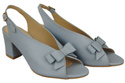 Dámské sandály Light Blue Faced Leather 148 L ElitaBut