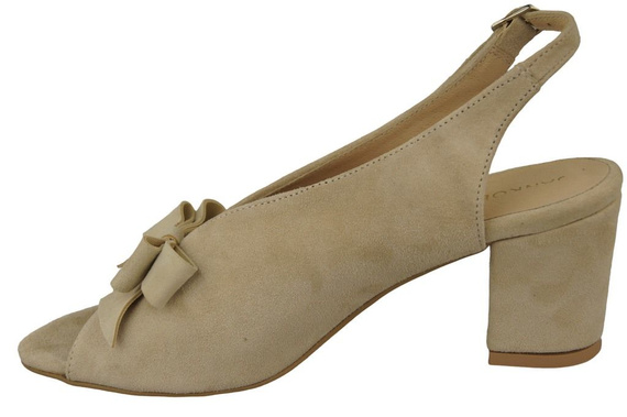 Dámská obuv Sandály Béžová přírodní kůže Semiš 148 ElitaBut