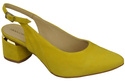 Dámské sandály z přírodní semišové kůže Lemon Elegance and Comfort 196 From ElitaBut