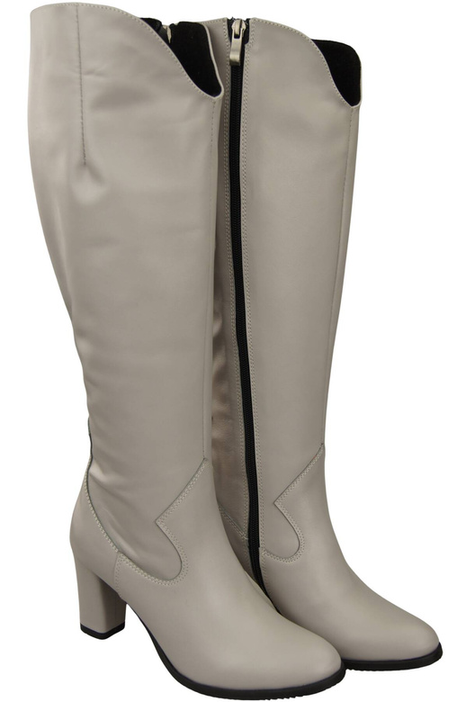 Stylová obuv Dámské boty Bright Ash na jehlovém podpatku kůže 211 ElitaBut