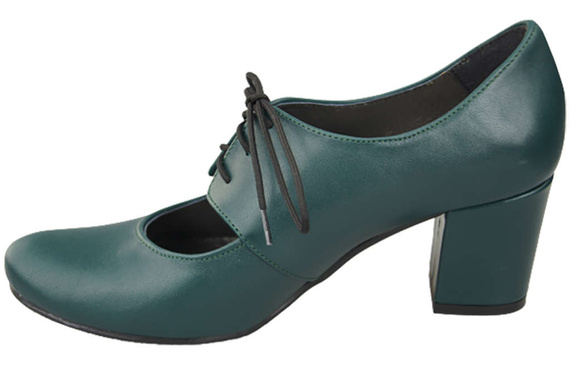 Obuv Dámské polobotky z přírodní kůže Malachite 161 ElitaBut