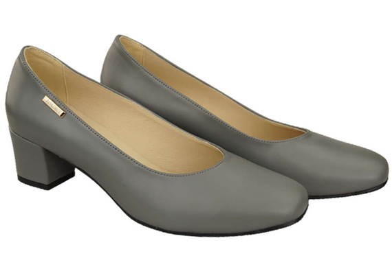 Dámská obuv Natural leather 172 Ash grey ElitaBut