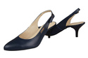 Dámská obuv Přírodní kůže Sandály Navy blue 910 ElitaBut