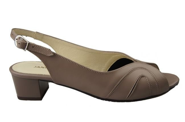 Dámská obuv Sandály z přírodní kůže Cappuccino 991 ElitaBut