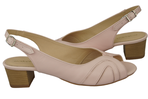 Dámská obuv Sandály z přírodní kůže Powder pink 991 ElitaBut